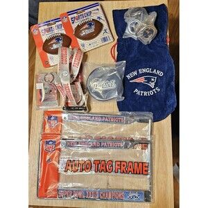 New England Patriots Souvenir Items New Many in Original Wrappers